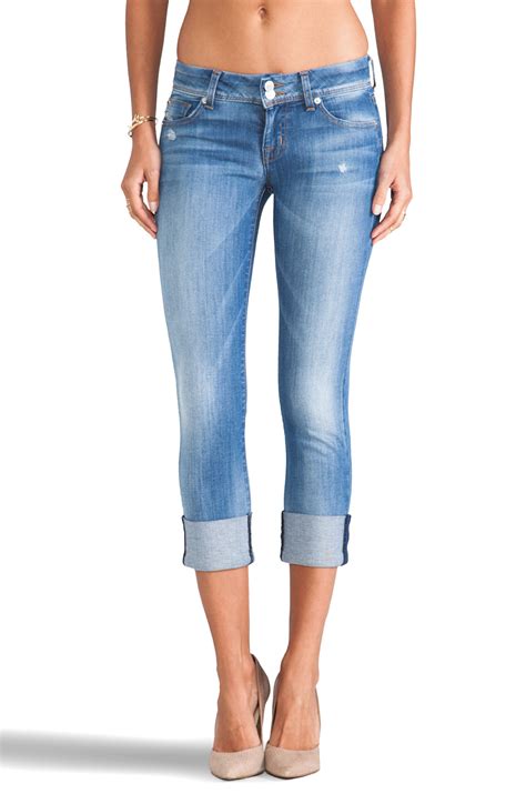 Hudson Jeans Collin Flap Skinny Jean In Blue Lyst