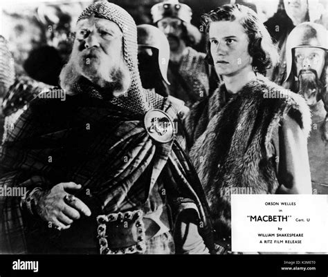 Macbeth Us Erskine Sandford As Duncan Roddy Mcdowall As Malcolm