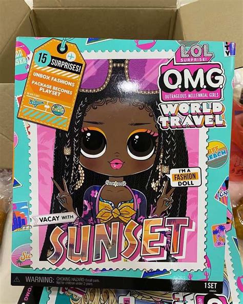 Lol Surprise Omg World Travel Sunset City Babe And Fly Gurl Playset