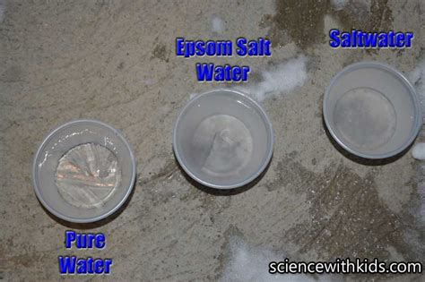 Water Freezing Temperature Experiment Science With