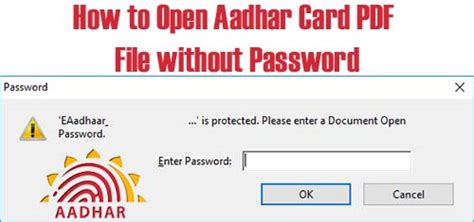 How To Open Aadhar Card Download Aadhar