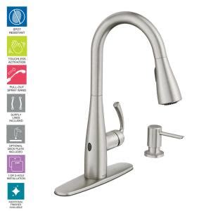The glacier bay kitchen faucet i got at home depot ostensibly has a lifetime warranty but the process requires you to send the unit back to the similar experience here. MOEN Essie Touchless Single-Handle Pull-down Sprayer ...