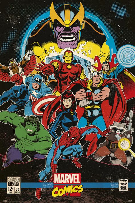 Avengers Comic Poster