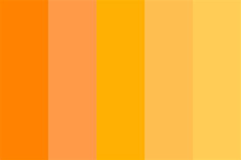Bright Oranges Color Palette Orange Color Palettes Color Palette