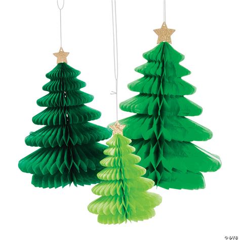 Christmas Tree Fold-Out Hanging Paper Lanterns | Oriental ...