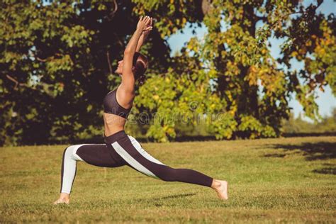 Girl Doing Yoga And Sports Stock Image Image Of Outdoor 192352991