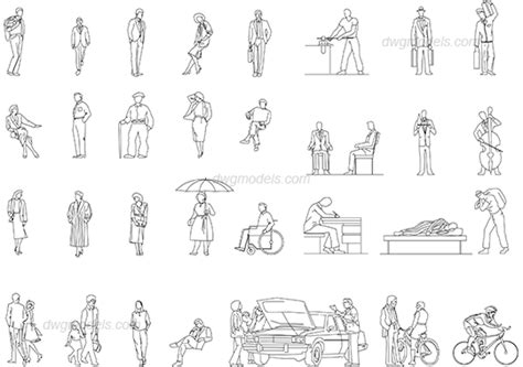 Free autocad people blocks for interior and architecture accessories, including people, autocad people blocks, autocad people, cad people access free entire cad library dwg files download free autocad drawings of architecture, interiors designs, landscaping, constructions. Casual people DWG, free CAD Blocks download