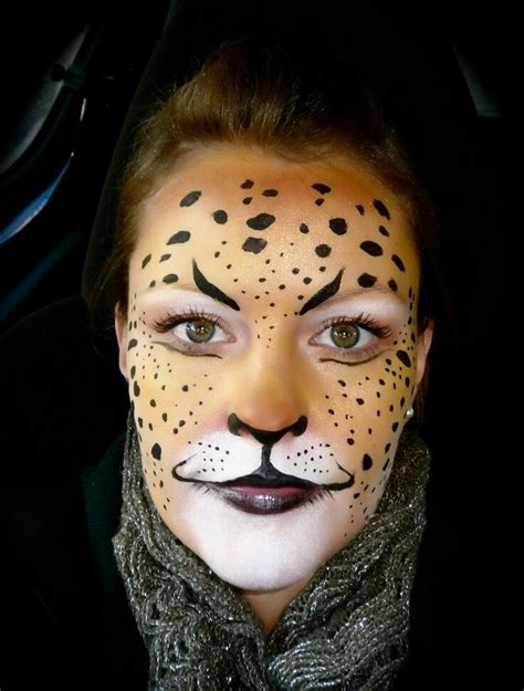 Pin Von Néebulleuse Auf Children Make Up Leopard Schminken