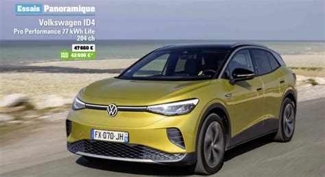 Essai Panoramique Le Volkswagen Id4 Pro Performance 77 Kwh Life 204