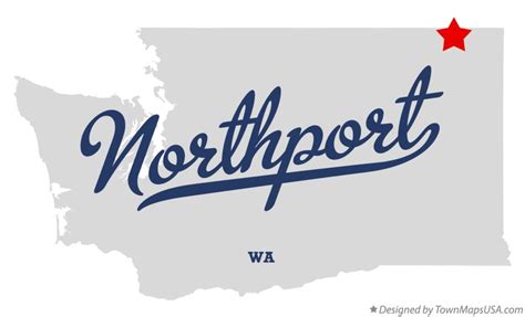 Map Of Northport Wa Washington