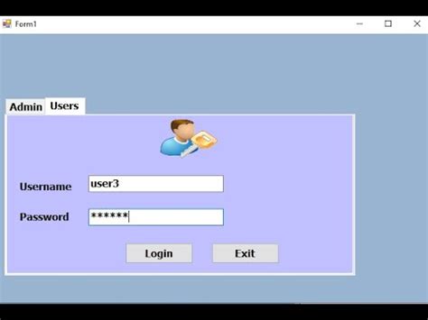 Programming In Visual Basic NET Create Login Form With Multi User In VB Net With Code YouTube