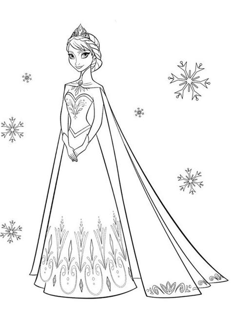 Gambar Gambar Mewarnai Frozen Elsa Terbaru Gambarcoloring Jahe Di