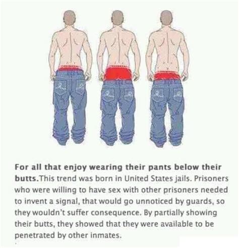 The More You Know Saggy Pants Originated With Prison Bitches Rwtf
