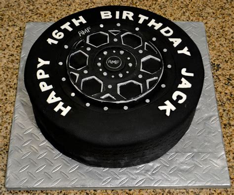 Want to view more additionals? Jack was pretty proud of his new rims on his truck, so for his 16th birthday we made a Tire cake ...