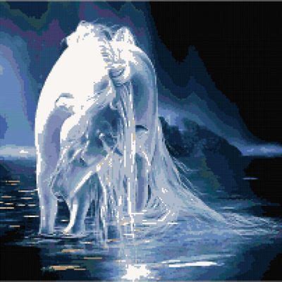 Items was in mint condition.i was sorry to hear this store had closed, my mother shopped here a lot. Unicorn Reflections Cross Stitch Pattern by Kustom Cross ...