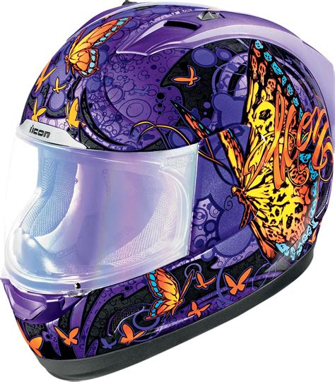 Icon Alliance Chrysalis Full Face Motorcycle Helmet Purple Full