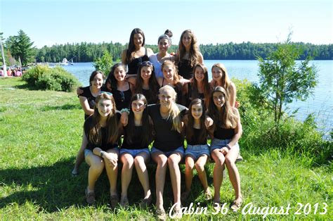 Senior Girl Cabin Photos August 2013 Camp Arowhon