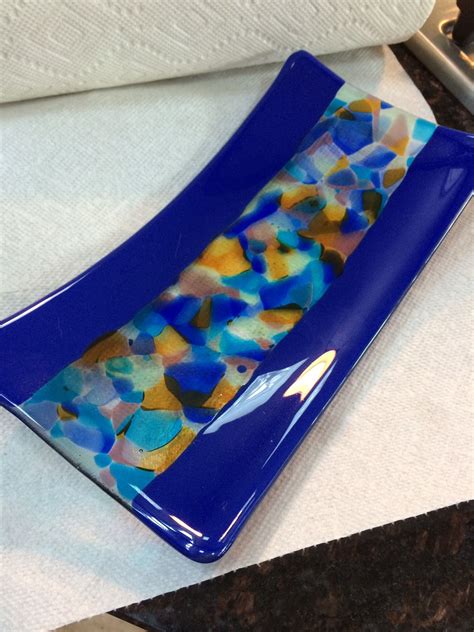 Scrap Glass Fused Glass Plates Glass Fusing Projects Fused Glass Wall Art