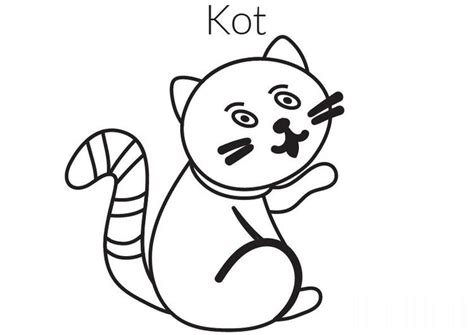 Kotek pusheen narodził się w 2010 roku poza obrazkiem dostępny jest też jako szablon do druku, słodki kotek kolorowanka dla dzieci. Kotek kolorowanka - malowanka kot do druku - Mjakmama.pl