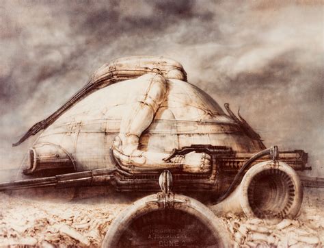 Concept Drawing By Hr Giger For Alejandro Jodorowskys Unrealized