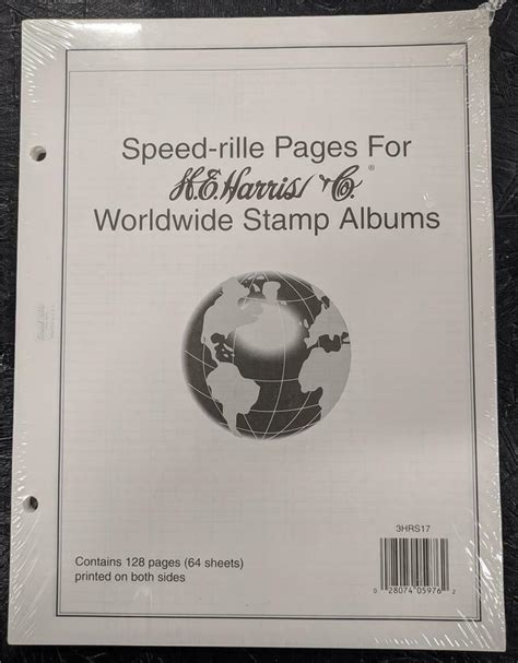 Harris Empty Stamp Collecting Pages New And Sealed 64 Speed Rille
