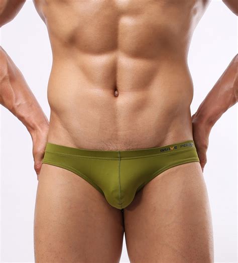 Discount Brave Person Men S Army Green Brief Underwear Underwear Mens