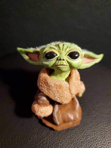 Baby Yoda Sculpture Etsy