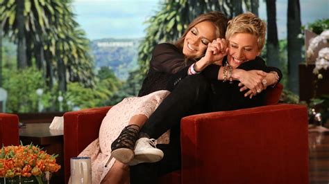 Jennifer Lopez Shares Her Germs With Ellen Ellen Degeneres Jennifer