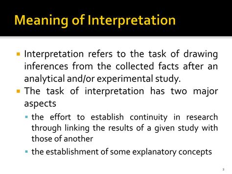 Ppt Interpretation Powerpoint Presentation Free Download Id2735525