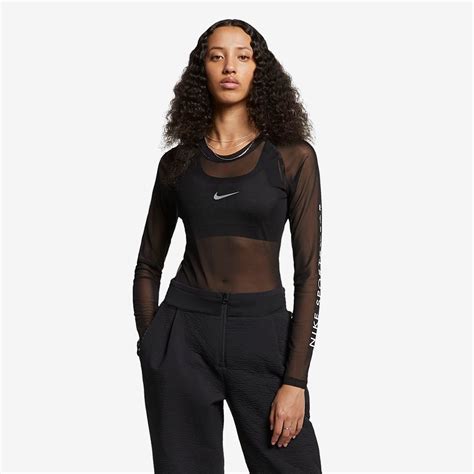 Nike Womens Sportswear Baselayer Bodysuit Black Womens Clothing