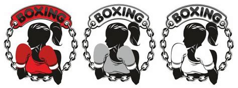 Best Kickboxing Woman Illustrations Royalty Free Vector