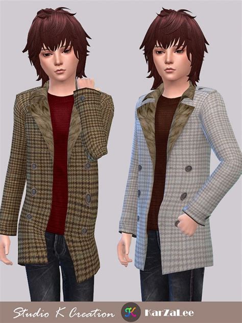 Casual Jackets Kids At Studio K Creation Sims 4 Updates