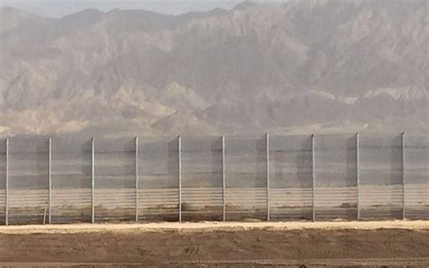Israel Starts Massive Fence On Southern Border With Jordan The Times