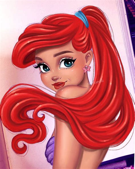 Ariana Grande As The Little Mermaid Christina Lorre Christina Lorre Drawings Little Mermaid