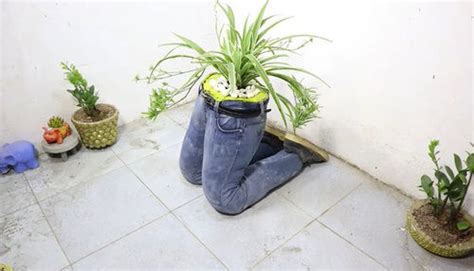 22 Unbelievable Diy Jeans Uses In The Garden Balcony Garden Web