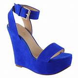 Pictures of Electric Blue Wedges