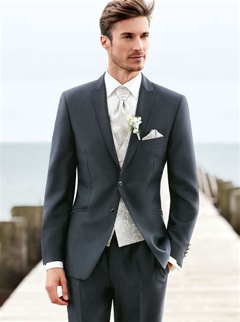 Looking for an affordable men's suit for the groom or groomsmen? Anthracite Grey Wedding Suit - Tom Murphy's Formal and ...