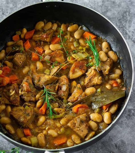 This Hearty White Bean Stew Is So Flavorful And Full Of White Beans