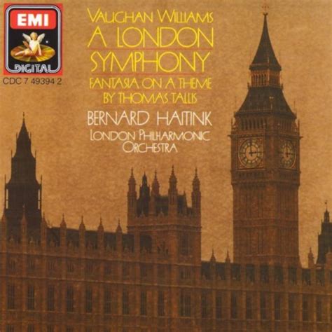 Vaughan Williams A London Symphony By Bernard Haitinklondon