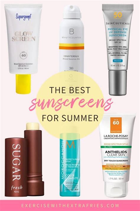 Best Sunscreens For Summer Exercise With Extra Fries Good Sunscreen
