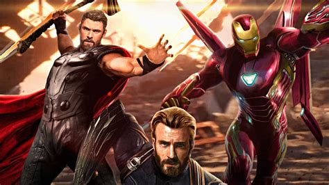 Avengers Infinity War Captain America Ironman Thor Wallpaperhd