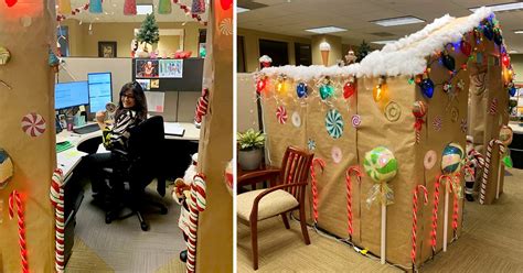 Cubicle Christmas Decorating Ideas For Work