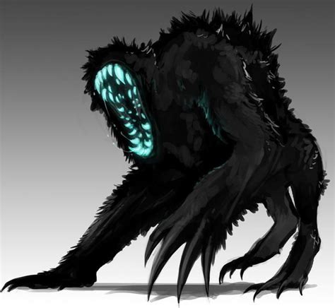 Mythic Scifi Inspiration Shadow Creatures And Dark Fantasy Art
