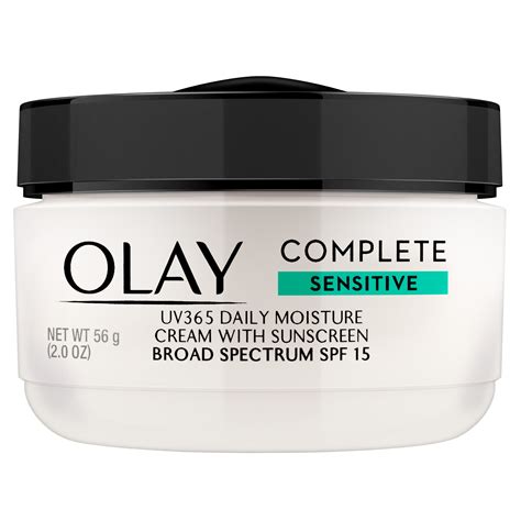 Olay Complete Daily Moisture Cream Sensitive Skin Spf 15 2 Oz White