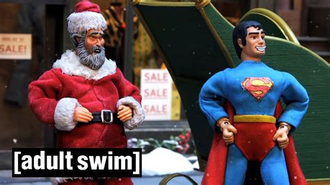 Santa Vs Superman Robot Chicken Adult Swim Youtube
