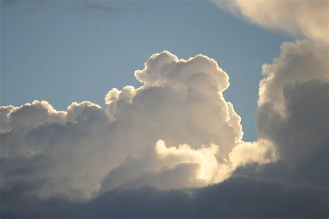 Gilt Edges On Cumulus Clouds Free Stock Photo Public Domain Pictures