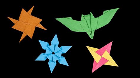 04 New Easy Origami Ninja Star - How to make - YouTube