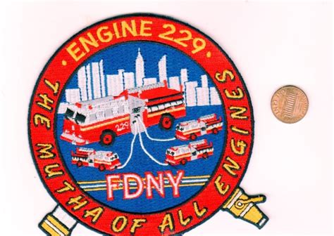 Fire Patch New York City Fdny Engine 229 The Mother Of All Engines
