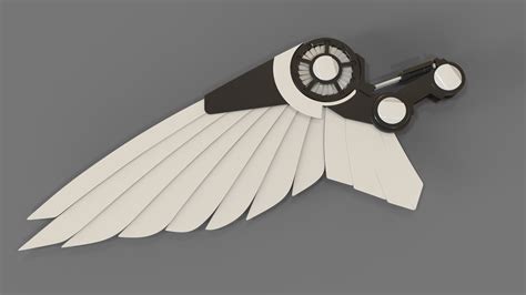 Robot Wing By Vladim00719 High Definition Model Partially Animated