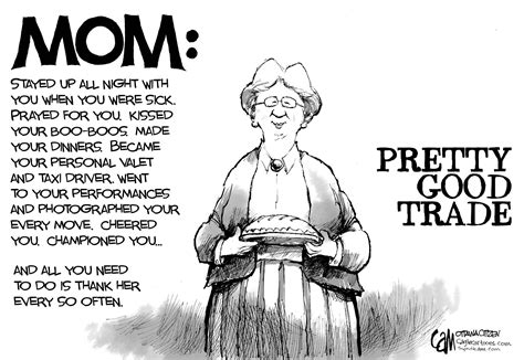 editorial cartoon happy mother s day the columbian